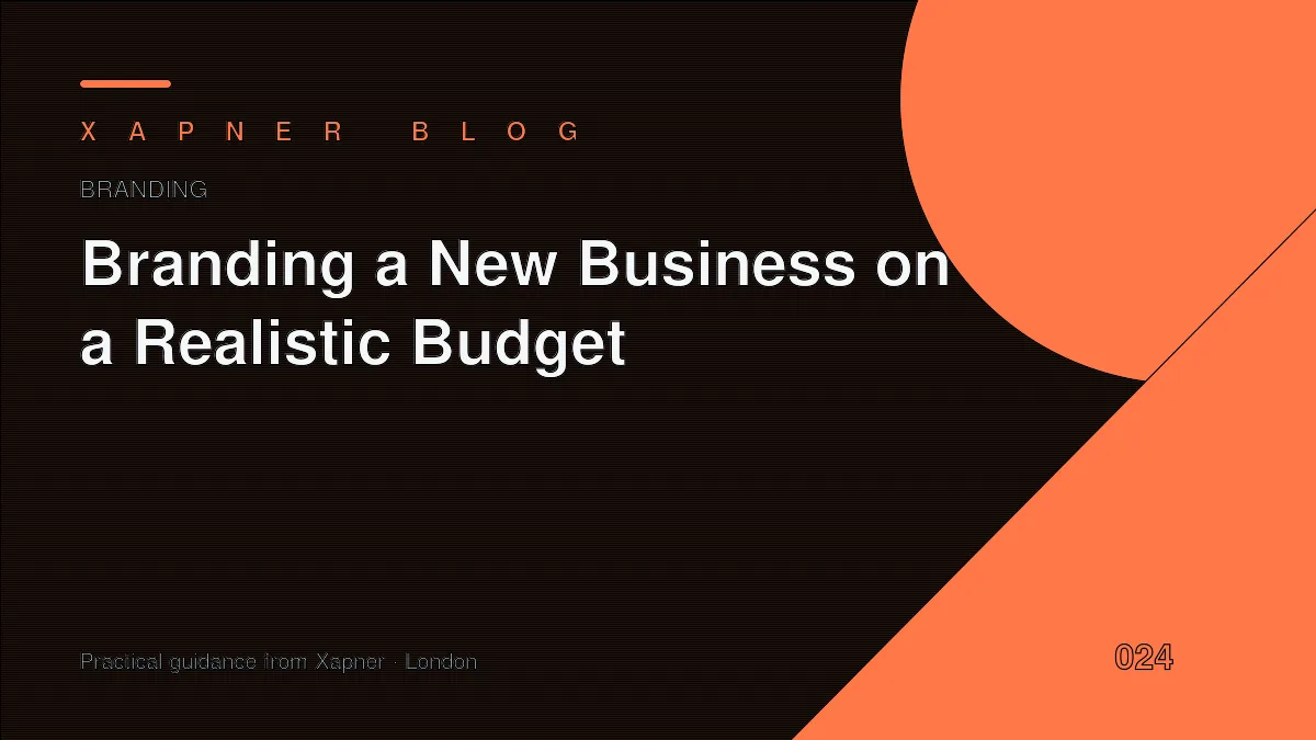 Branding a New Business on a Realistic Budget — practical guidance from Xapner
