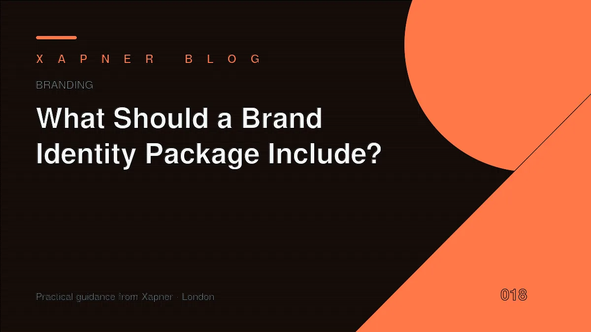 What Should a Brand Identity Package Include? — practical guidance from Xapner