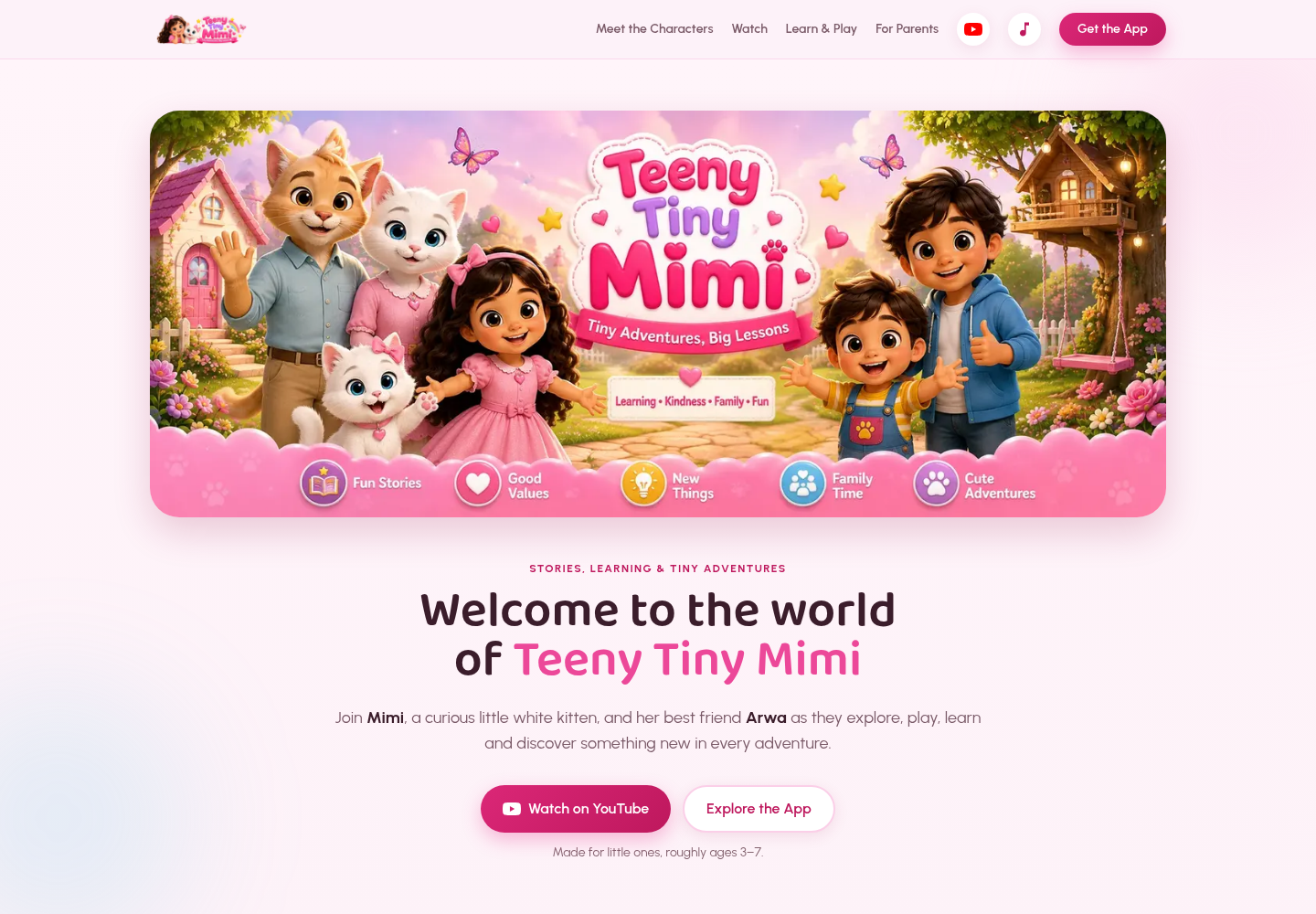 Teeny Tiny Mimi website preview