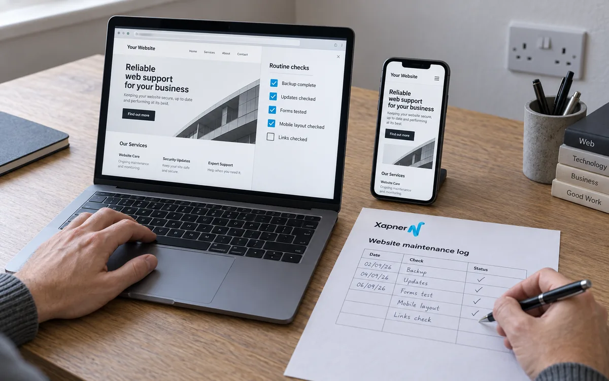 Website Maintenance and Support service